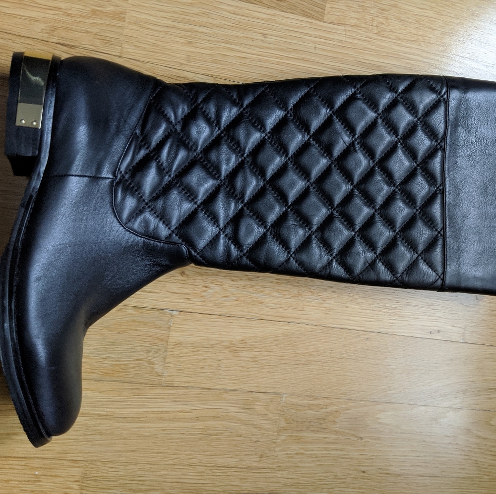 Leather boots
